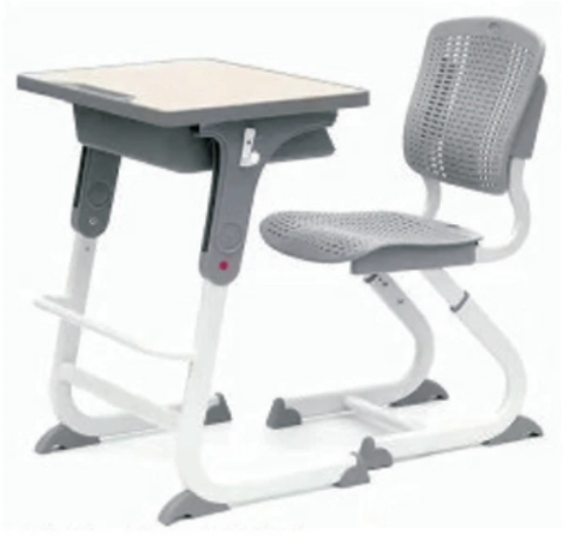 單人帶靠背可調節(jié)桌椅